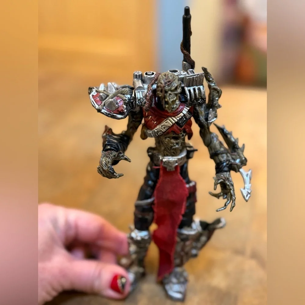 1997 McFarlane Spawn Series 7 Zombie Spawn Red Black Fantasy Action Figure Toy